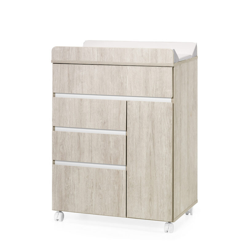 0048 Comoda Vestidor Cool [roble Castello Blanco Mate]