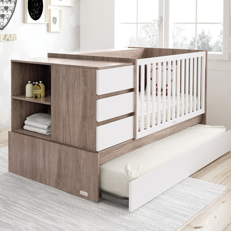 0057 Combi Cool [acacia Blanco Mate] (cama Nido)