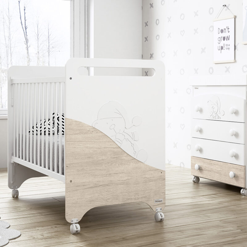 0101 Good Night [blanco Mate Roble Castello] (cuna)