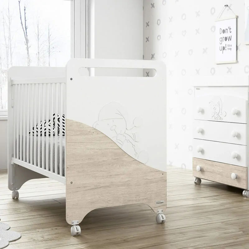 0101 Good Night [blanco Mate Roble Castello] (cuna)